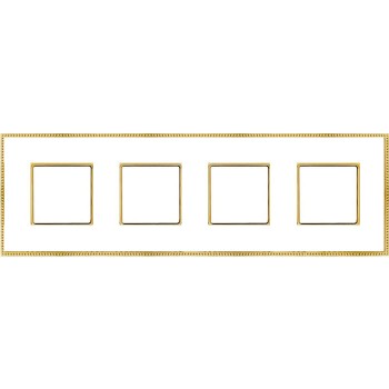 FD01404OB Основа рамок Belle Epoque Metal bright gold 4-постовая гор/верт. Fede фото