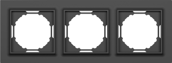 Рамка 3-я, матовый карбон Donel A07 WAVE DEW21330 фото