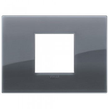 19652.61 Рамка Arke Classic Серый дымчатый 2 модуля Vimar фото