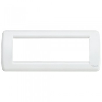 16756.01 Рамка Idea Rondo Белый 6 модулей Vimar фото