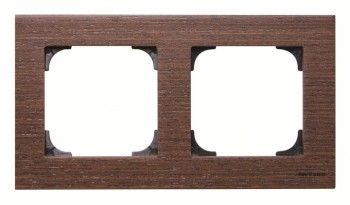 8572 WN Рамка Sky Венге 2-постовая ABB фото