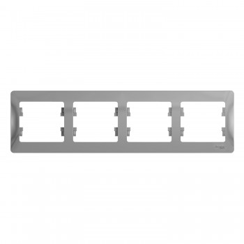 Рамка Алюминий 4-постовая Systeme Electric (Schneider Electric) Glossa GSL000304 фото