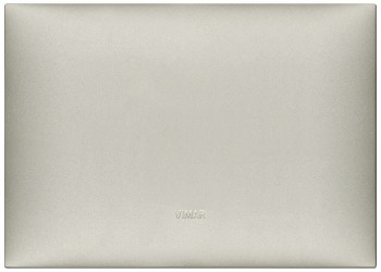 09670.22 Накладка Neve up сплошная без отверстий для коробки на 3 модуля, никель матовый  Vimar фото