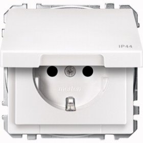 

MTN2414-4019 Механизм розетки SCHUKO с крышкой, белый Merten, Artec MTN2414-4019