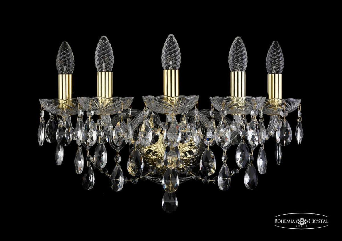 

Бра Bohemia Ivele 1415B/5/165/G, Золотой, 1415 1415B/5/165/G