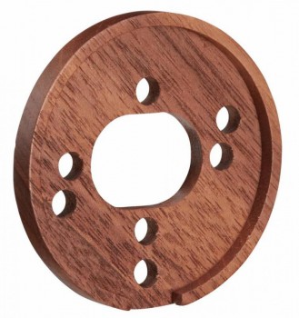 33811822 Рамка 1-ная узкая накладной монтаж, дерево орех Fontini DO фото