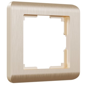 W0012111 Рамка на 1 пост (шампань) Stream Werkel a056575 фото