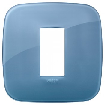 19671.64 Рамка Arke Round Ультрамарин 1 модуль Vimar фото