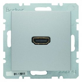 

3315431404 BMO HDMI-CABLE B.x цвет: алюминевый матовый Berker, S.1 3315431404