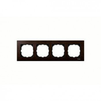 Рамка 4-постовая, венге Merten M-Elegance MTN4054-3471 фото