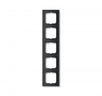 1725-885K Рамка Future Черный бархат 5-постовая ABB фото