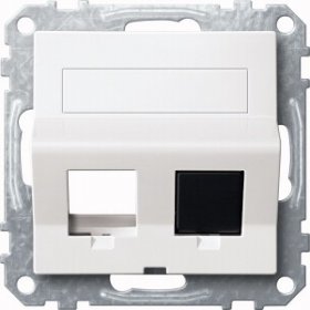 

MTN4568-0319 Наклонная цплата для keystone RJ45 белый Merten, M-Smart MTN4568-0319