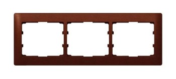 771983 Рамка Galea Life Красное дерево 3-постовая Legrand фото