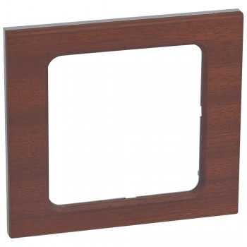 069227 Рамка Celiane Дерево Дерево ореха 2-модульная Legrand фото