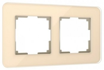 W0022443 Рамка на 2 поста (айвори) Elite Werkel a057883 фото