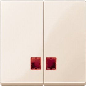 

MTN3456-0344 Две клавиши с кр. прямоуг.ок.для свет.инд.бежевый Merten, M-Smart MTN3456-0344