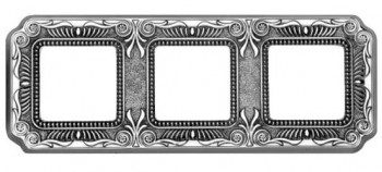 FD01363CB Рамка Firenze Bright chrome 3-постовая Fede фото