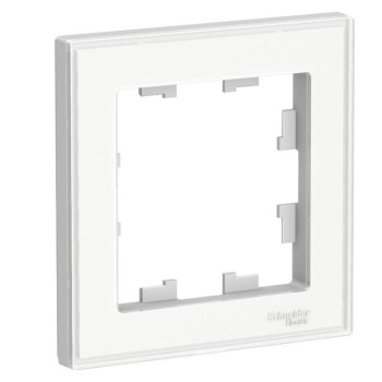 ART Рамка 1-ная для декоративных вставок (основной цвет -белый) Systeme Electric (Schneider Electric) AtlasDesign ATN200101 фото