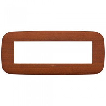 19687.52 Рамка Arke Round вишня 7 модулей Vimar фото