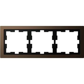 MTN4030-6552 Рамка D-Life Мокко 3-постовая Merten фото