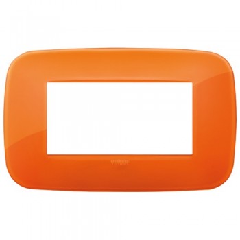 19684.63 Рамка Arke Round Оранжевый 4 модуля Vimar фото