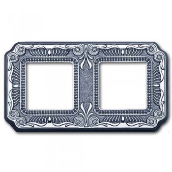 FD01352CB Рамка Siena Bright chrome 2-постовая Fede фото