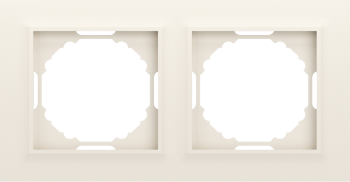 Рамка 2-я, Матовый кремовый Donel A07 WAVE DEW21231 фото