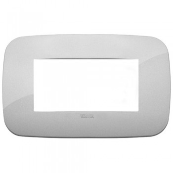 19684.89 Рамка Arke Round Серебро 4 модуля Vimar фото