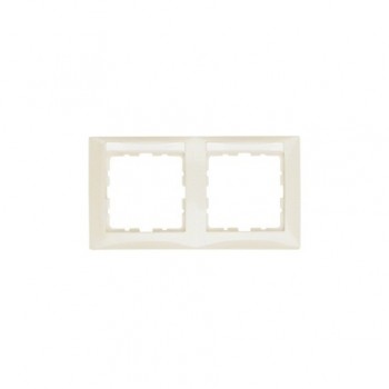 10228912 Рамка с полем для надписей S.1 Белый с блеском 2-постовая Berker фото