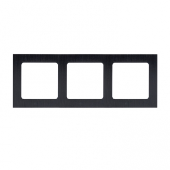 Рамка 3-ая Черный металл EKF Стокгольм EZM-G-304-10 фото