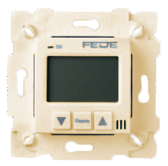 

FD18000-A Терморегулятор Цифровой. 16A, с LCD монитором. Кабель в комплекте, цвет Бежевый FEDE, Vintage Wood FD18000-A