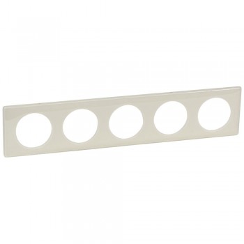 066625 Рамка Celiane Классика Слоновая кость глянец 5-постовая Legrand фото