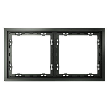 Рамка на 2 поста, титан Voltum S70 VLS100206 фото