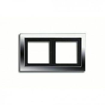 GCRD2982 Рамка LS Design Блестящий Хром 2-постовая Jung фото