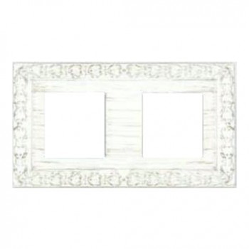 FD01222BD Рамка Provence White Decape 2-постовая Fede фото