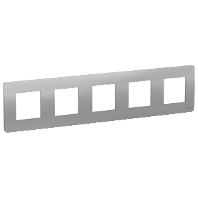 NU201030 Рамка Unica Studio Алюминий 5-постовая Schneider Electric фото