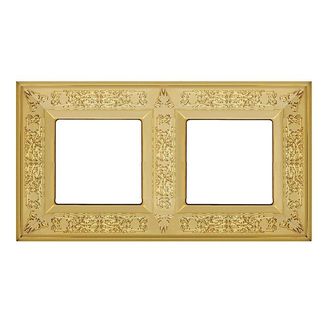 FD01412OB Рамка Granada Bright Gold 2-постовая Fede фото