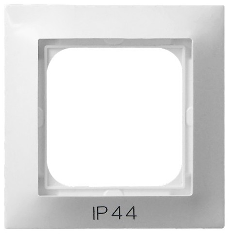

RH-1Y/00 Рамка Ospel Impresja Белый 1-постовая для выключателя IP-44, RH-1Y/00