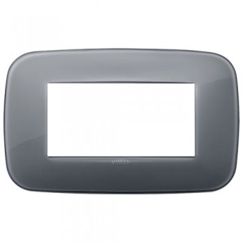 19684.61 Рамка Arke Round Дымчато-серый 4 модуля Vimar фото