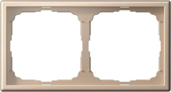 Рамка двухпостовая Песочный Systeme Electric (Schneider Electric) Art Gallery GAL001202 фото