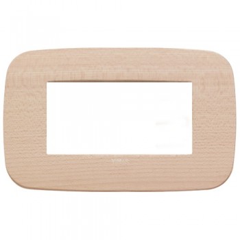 19684.53 Рамка Arke Round Клен 4 модуля Vimar фото