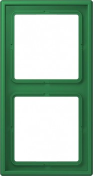 LC98232050 Рамка Les Couleurs Le Corbusier Vert fonce 2-постовая Jung фото