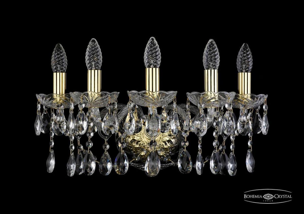 

Бра Bohemia Ivele 1413B/5/165/G, Золотой, 1413 1413B/5/165/G