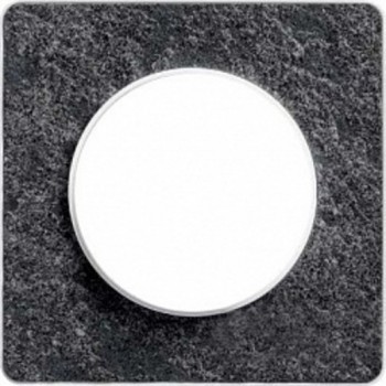 Рамка 1-постовая, черный/белый Schneider Odace Electric S52P802T фото