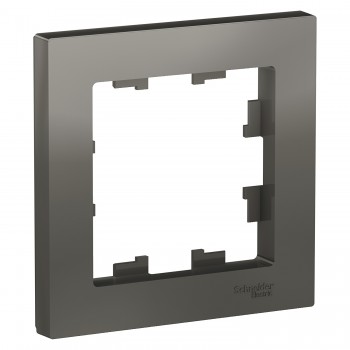 Рамка Сталь 1-постовая Systeme Electric (Schneider Electric) AtlasDesign ATN000901 фото
