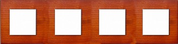 37804022 Рамка F37 Вишня 4-постовая Fontini фото