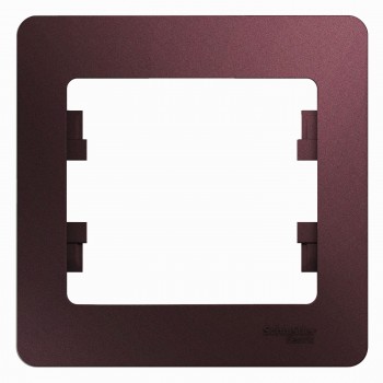 Рамка Баклажановый 1-постовая Systeme Electric (Schneider Electric) Glossa GSL001101 фото