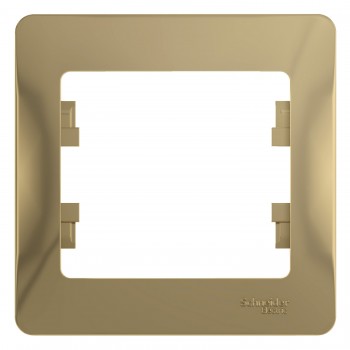 Рамка Титан 1-постовая Systeme Electric (Schneider Electric) Glossa GSL000401 фото