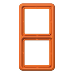 CD582WUO Рамка CD Ударопрочная Оранжевый 2-постовая Jung фото