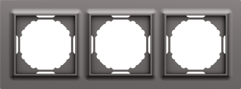 Рамка 3-я, матовый титан Donel A07 WAVE DEW21345 фото